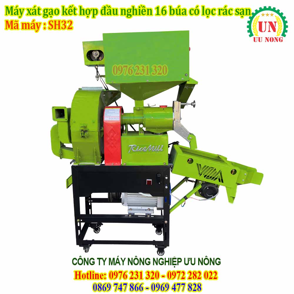 máy xát gạo mini đa năng sh32