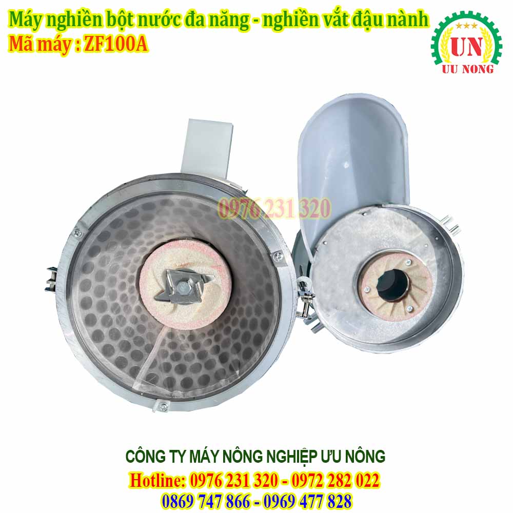 Máy nghiền bột nước đa năng trục đứng UN ZF100A Máy xay vắt đậu nành tự động tách bã UN ZF100A